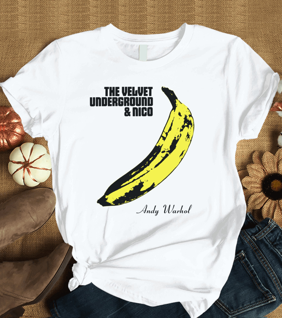 The Velvet Underground and Nico Andy Warhol Banana T-Shirt