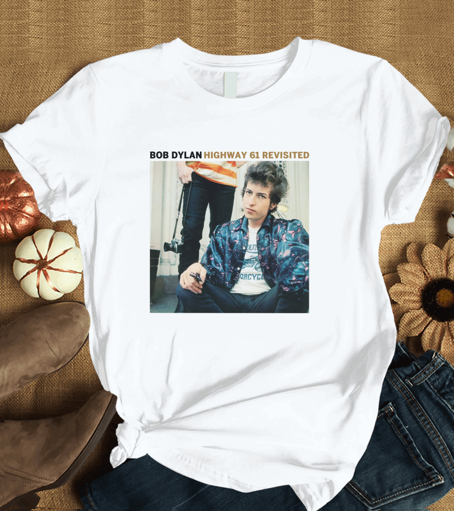 BOB DYLAN HIGHWAY 61 REVISITED 1965 ICONIC ALBUM COVER IMAGE T-Shirt