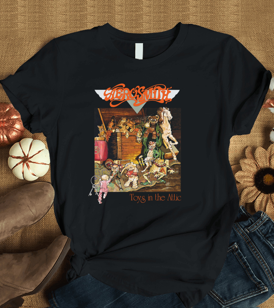Aerosmith Toys in the Attic Album Cover T-Shirt