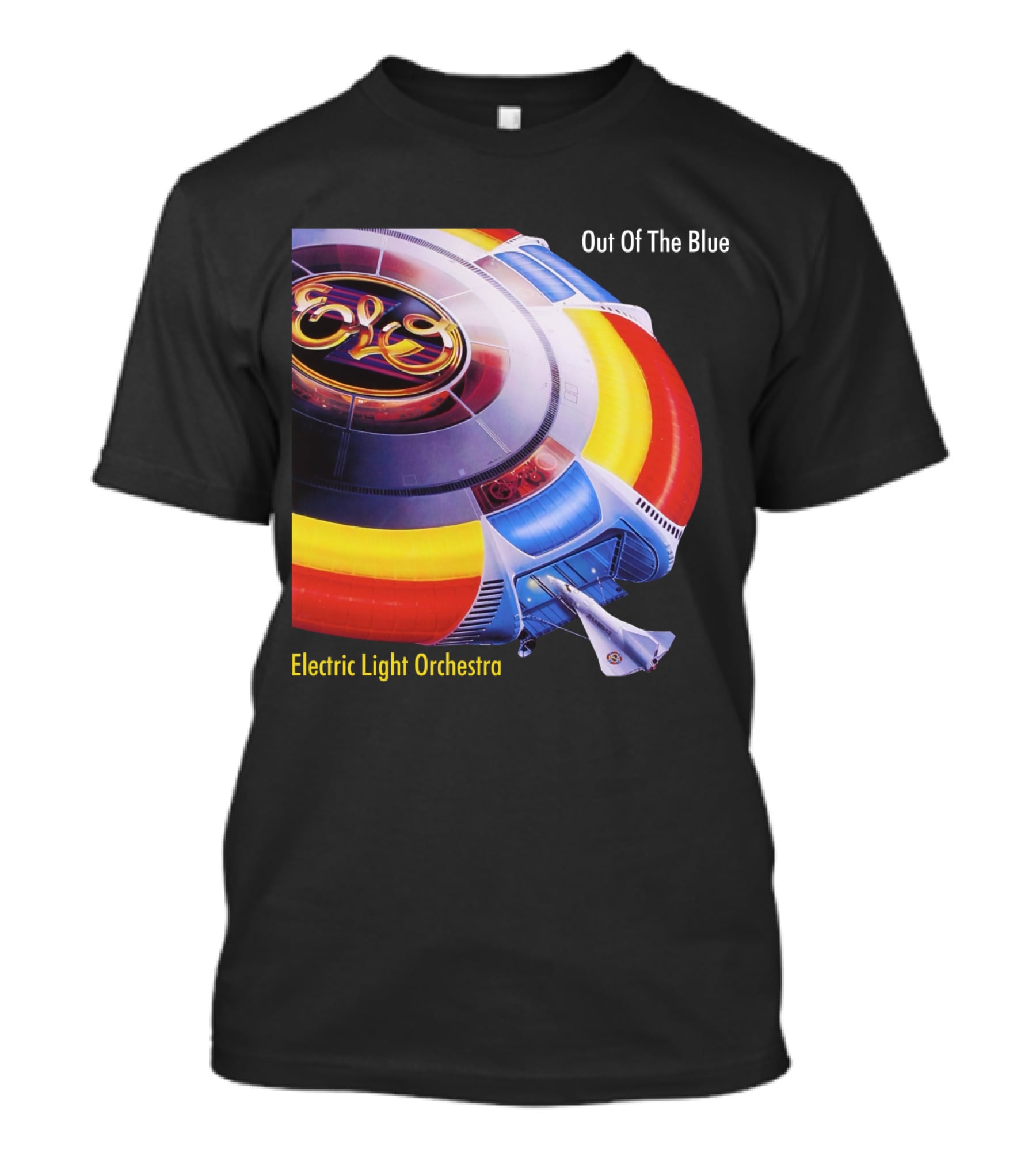 ELO Electric Light Orchestra Out Of The Blue Spaceship T-Shirt