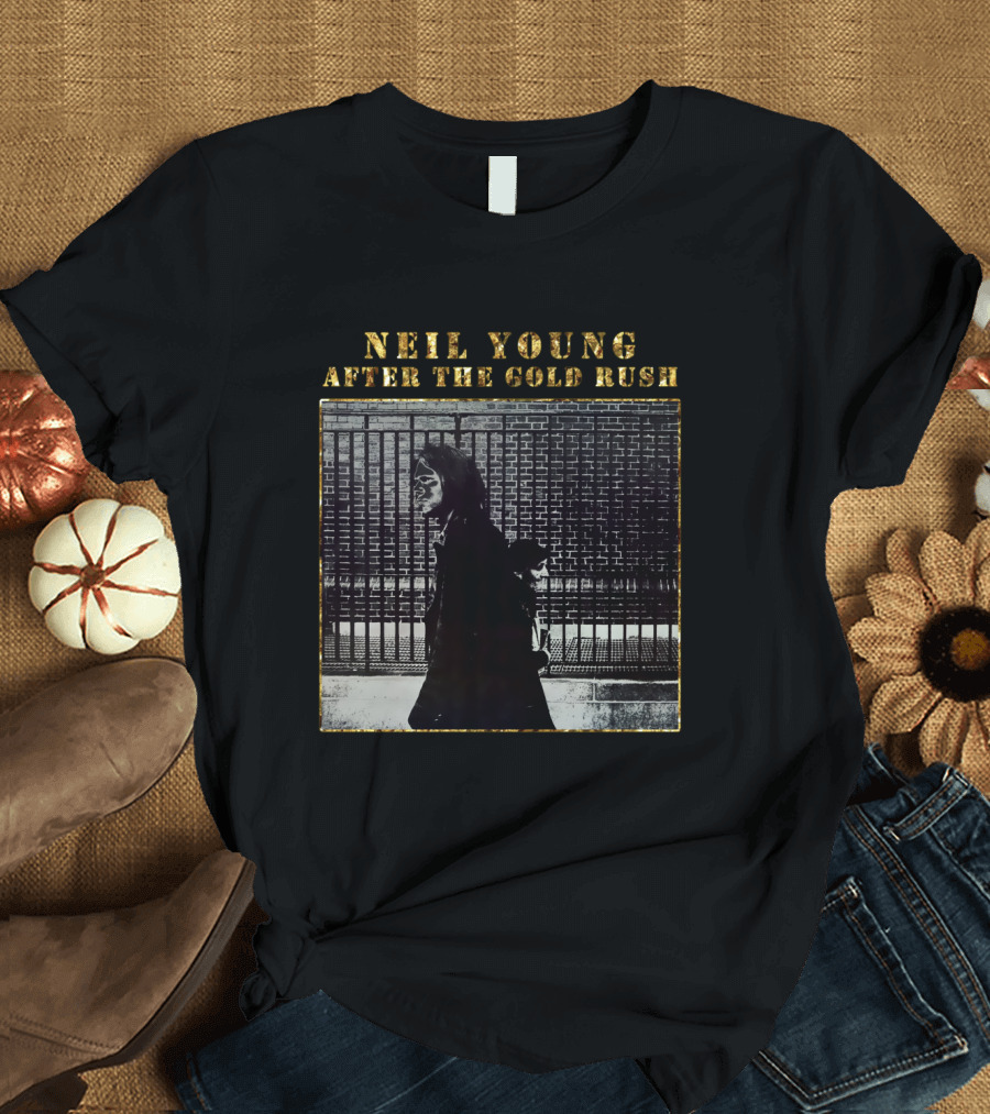 Neil Young After The Gold Rush Album Cover 1970 T-Shirt
