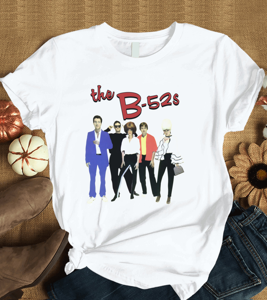the B-52s Retro Band Lineup T-Shirt