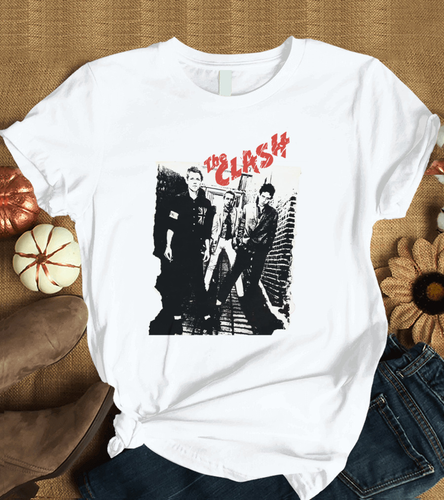 The Clash Iconic Punk Rock Album Cover T-Shirt