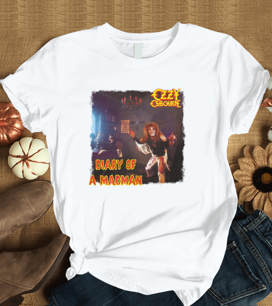 Ozzy Osbourne Diary Of A Madman Album Cover T-Shirt