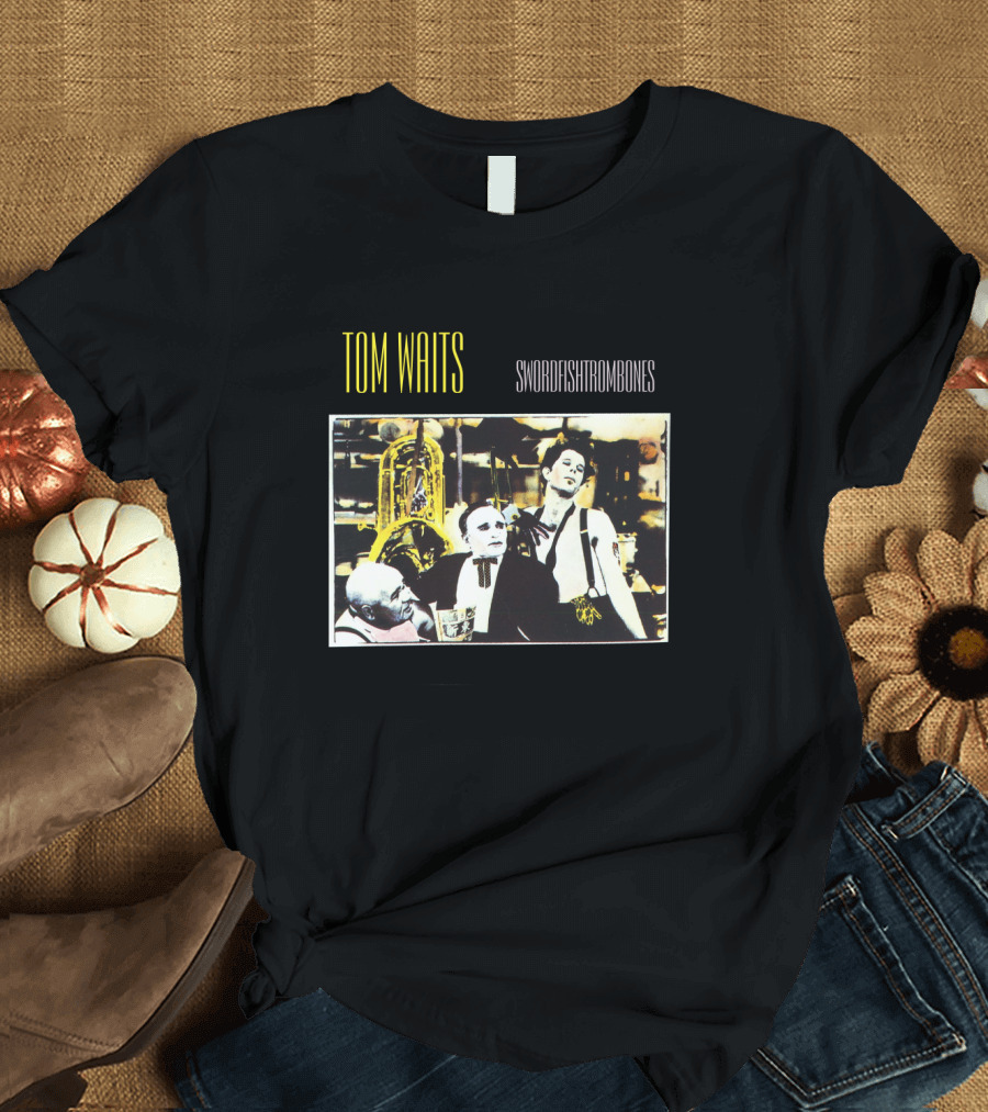 Tom Waits Swordfishtrombones Album Cover T-Shirt