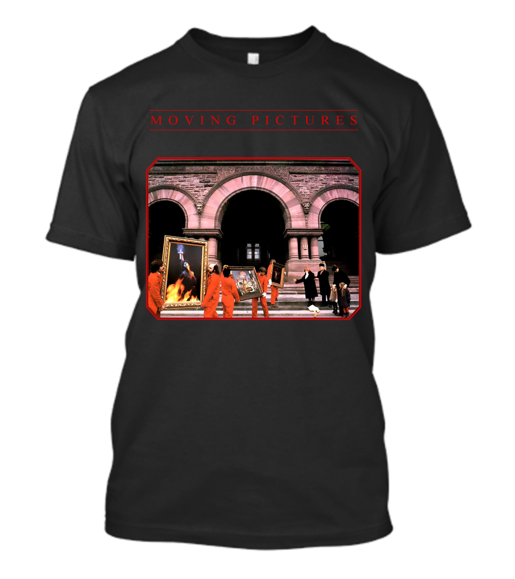 Rush Moving Pictures Album Cover Archway Scene T-Shirt