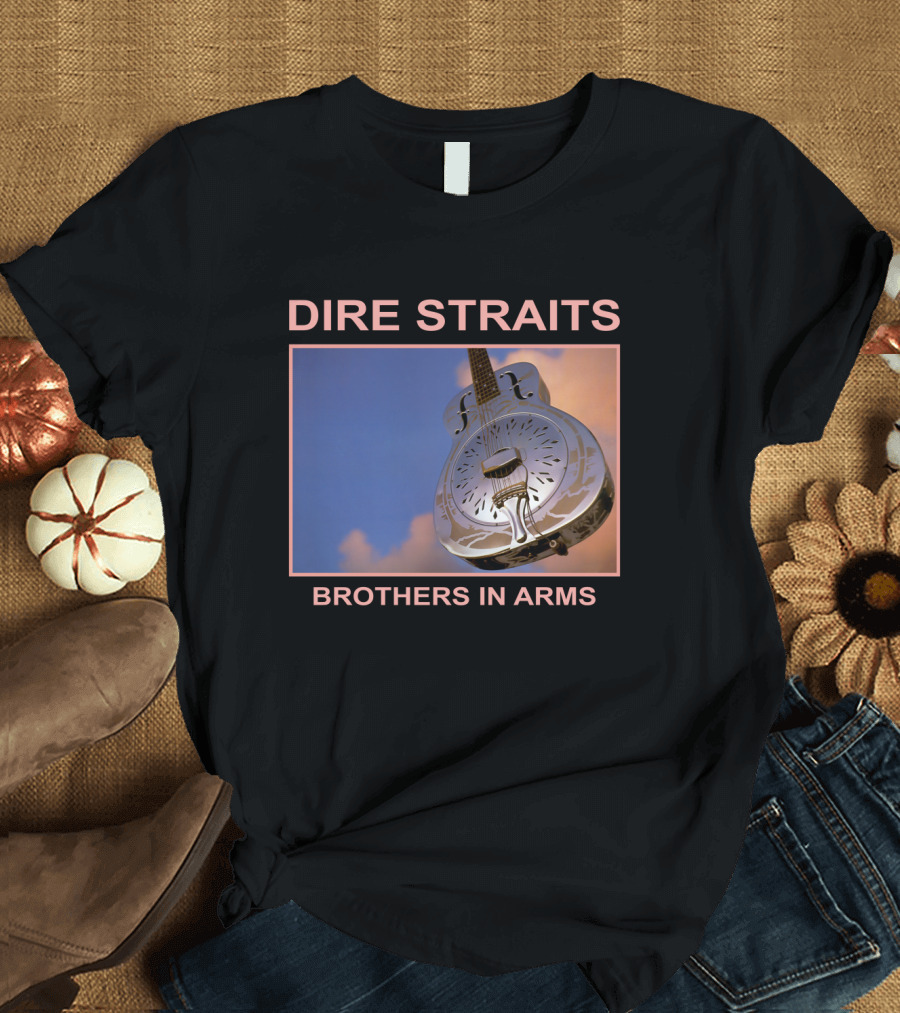 Dire Straits Brothers in Arms Steel Guitar T-Shirt