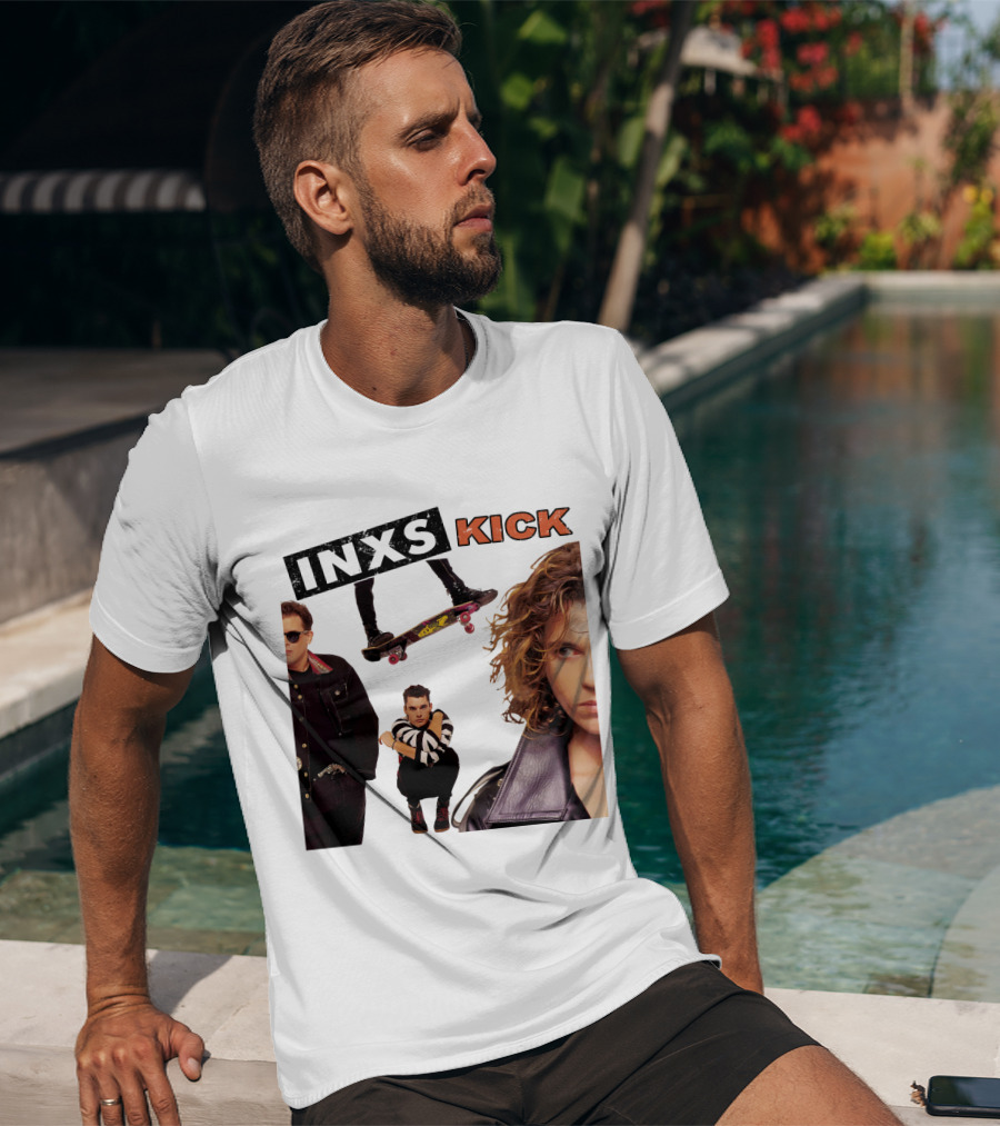 Inxs Kick Skateboard Punk Style T-Shirt