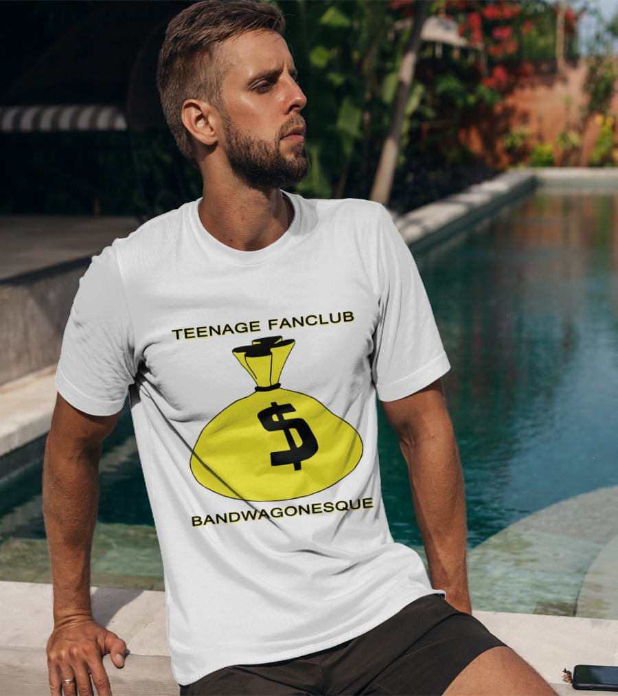 Teenage Fanclub Bandwagonesque Money Bag Icon With Dollar Sign T-Shirt