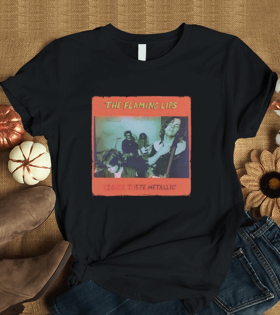 The Flaming Lips Clouds Taste Metallic Album Cover T-Shirt