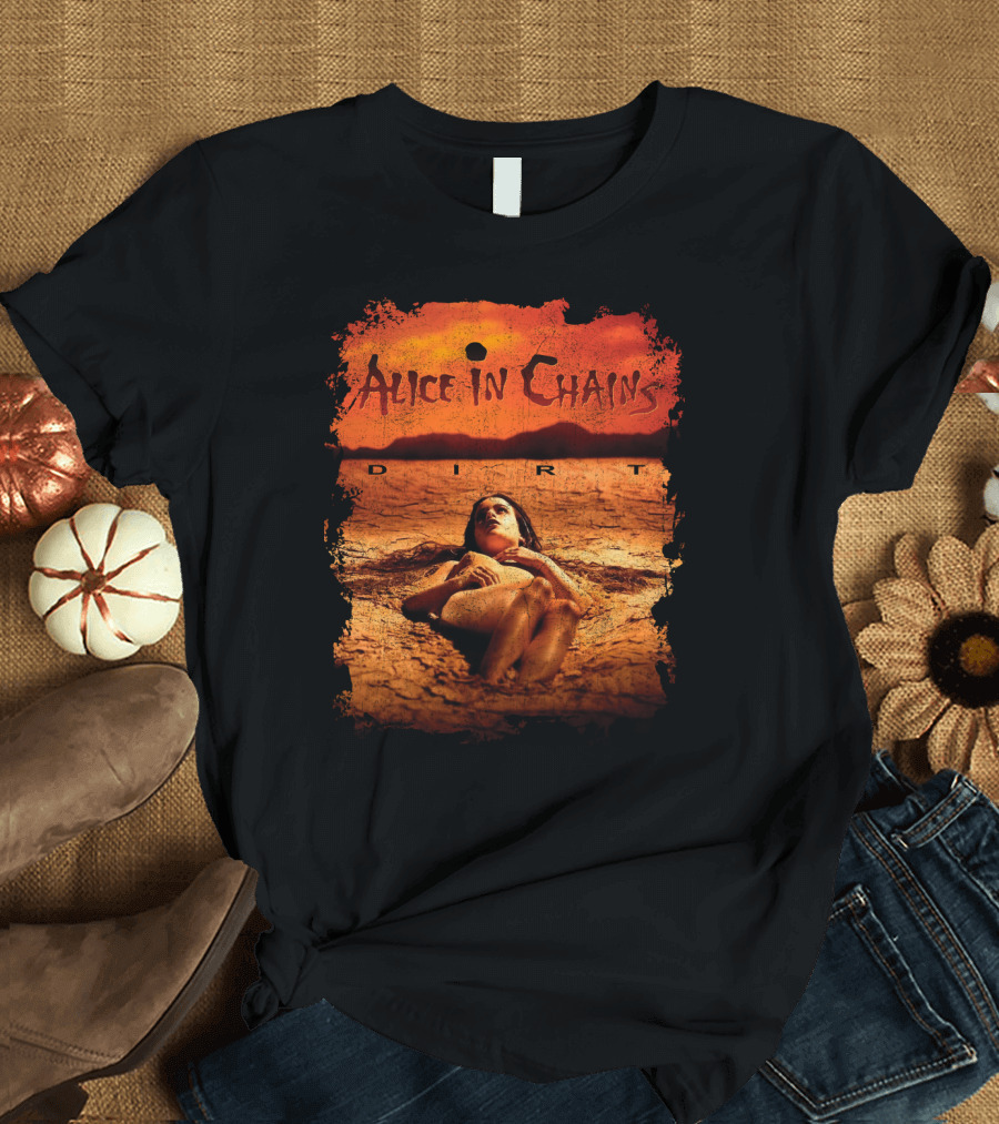 Alice In Chains Dirt Album Cover Woman in Desert Scene T-Shirt