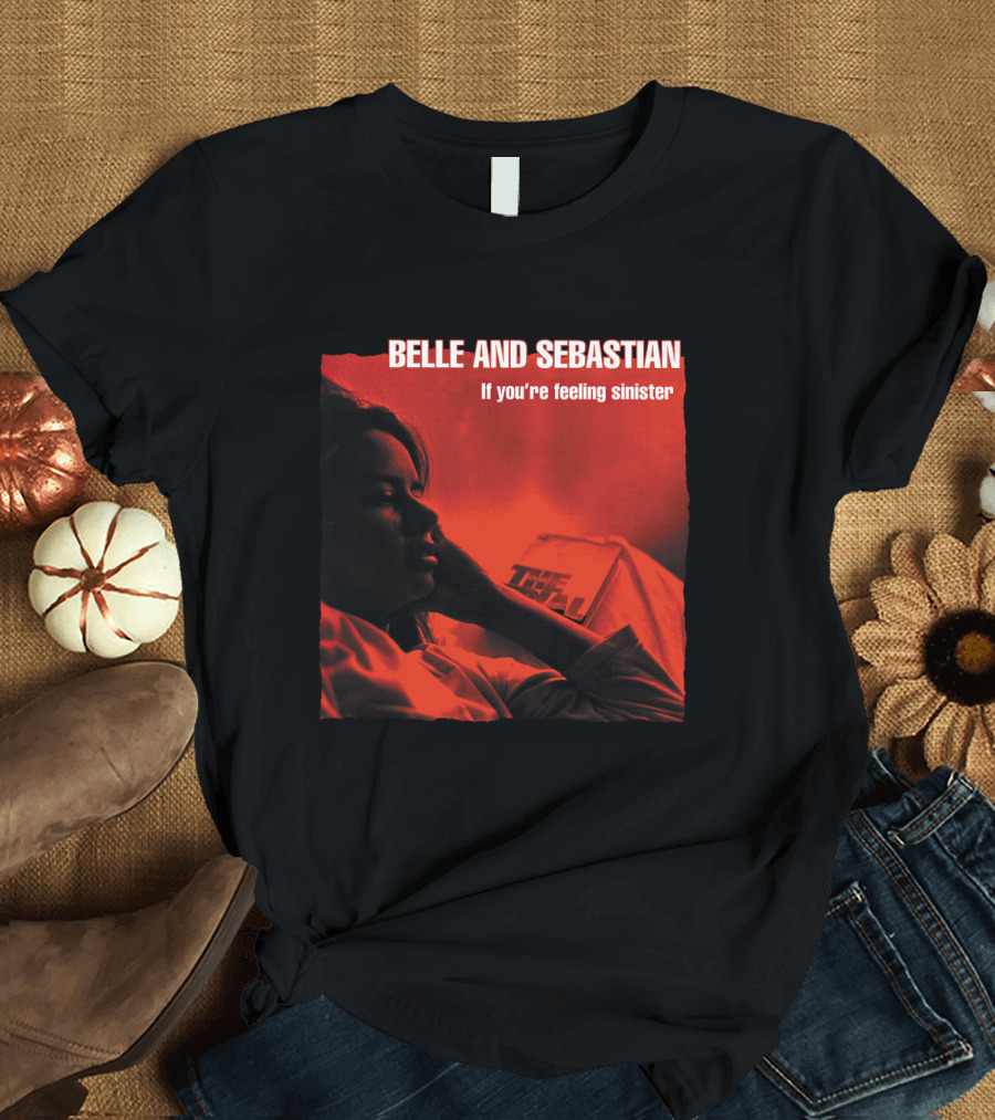 Belle and Sebastian If You're Feeling Sinister Album Cover Red Tone T-Shirt