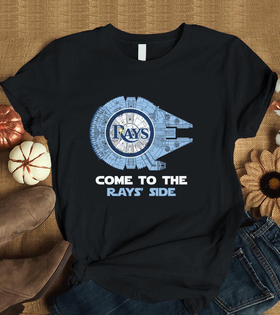 Tampa Bay Rays Come to the Rays' Side Millennium Falcon T-Shirt