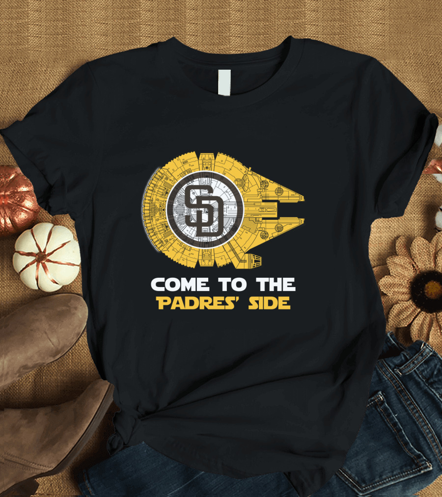 San Diego Padres Millennium Falcon Come to the Padres' Side MLB T-Shirt