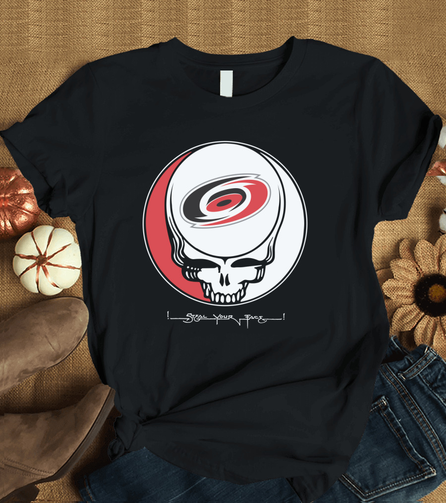 Steal Your Face Grateful Dead Carolina Hurricanes T-Shirt