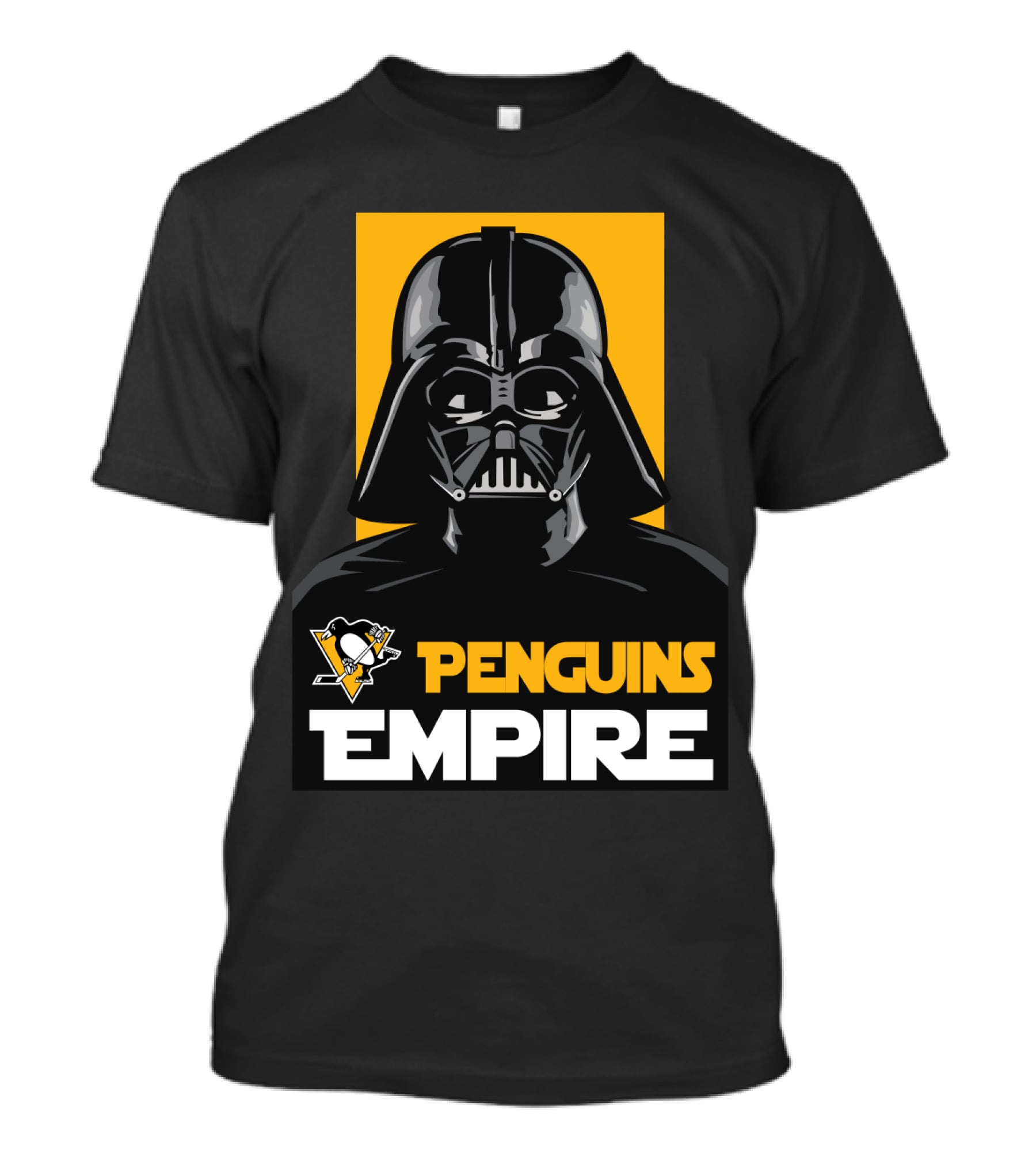 Pittsburgh Penguins Empire Darth Vader NHL Star Wars Crossover T-Shirt