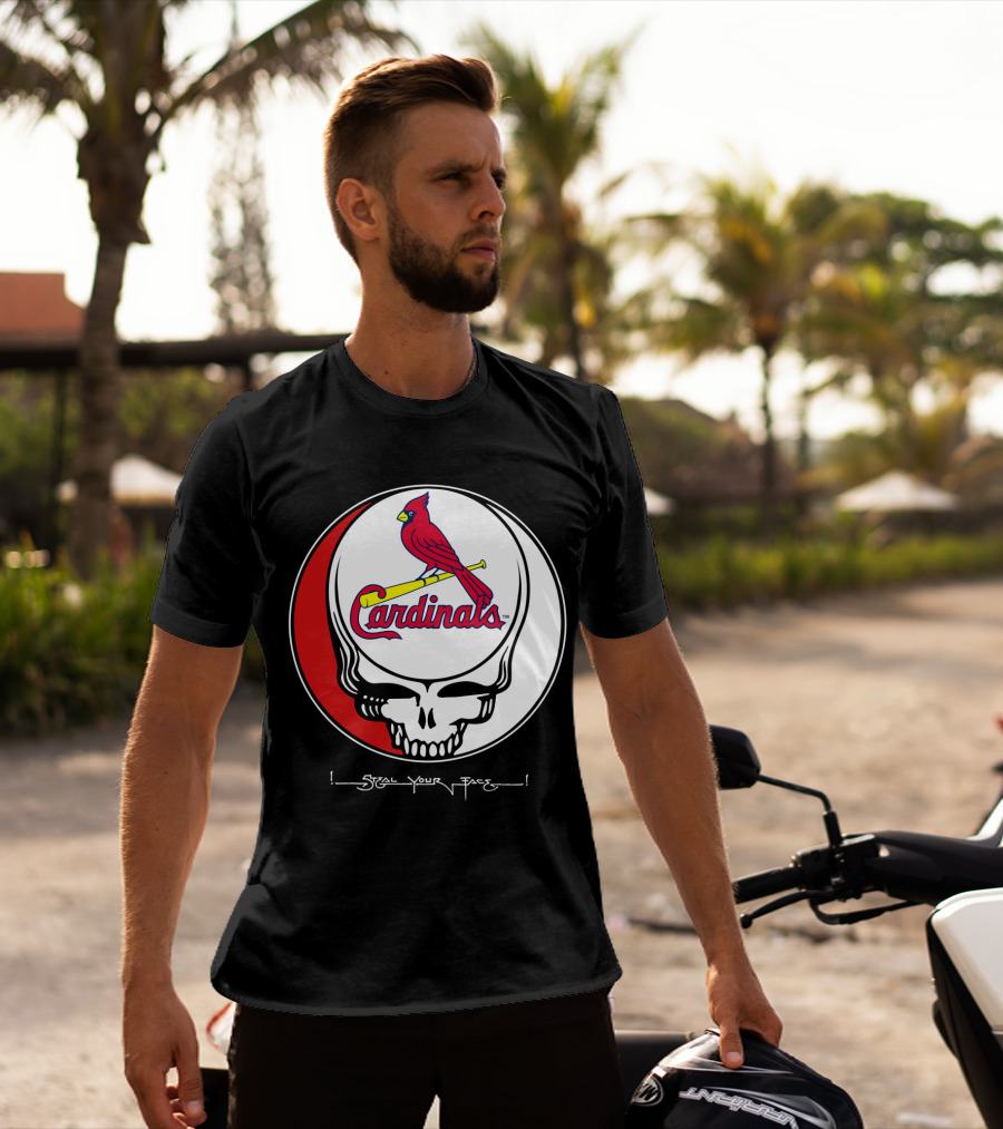 GRATEFUL DEAD St. Louis Cardinals Steal Your Face T-Shirt