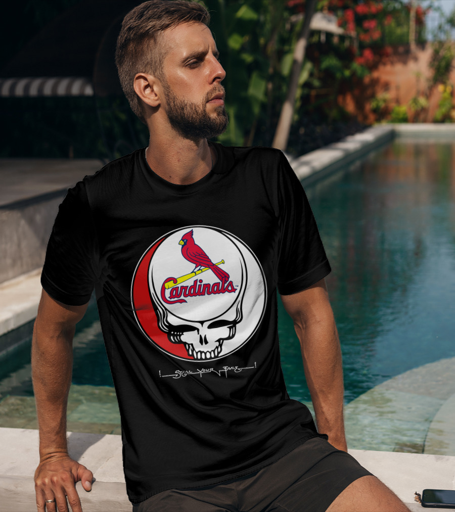 GRATEFUL DEAD St. Louis Cardinals Steal Your Face T-Shirt