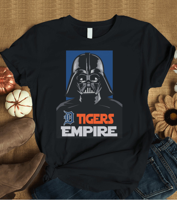 T-Shirt: Detroit Tigers Empire Darth Vader T-Shirt Detroit Tigers Empire Darth Vader T-Shirt