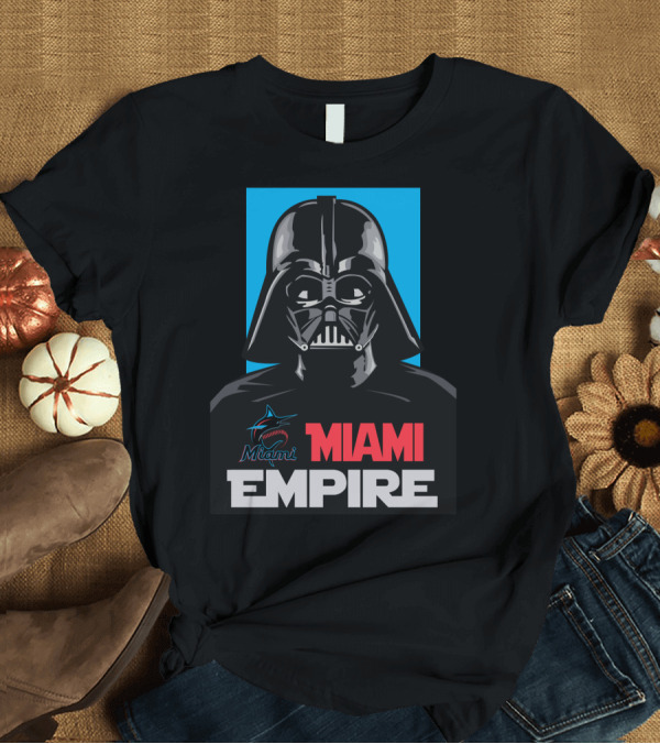 T-Shirt: Miami Marlins Vader Miami Empire T-Shirt Miami Marlins Vader Miami Empire T-Shirt