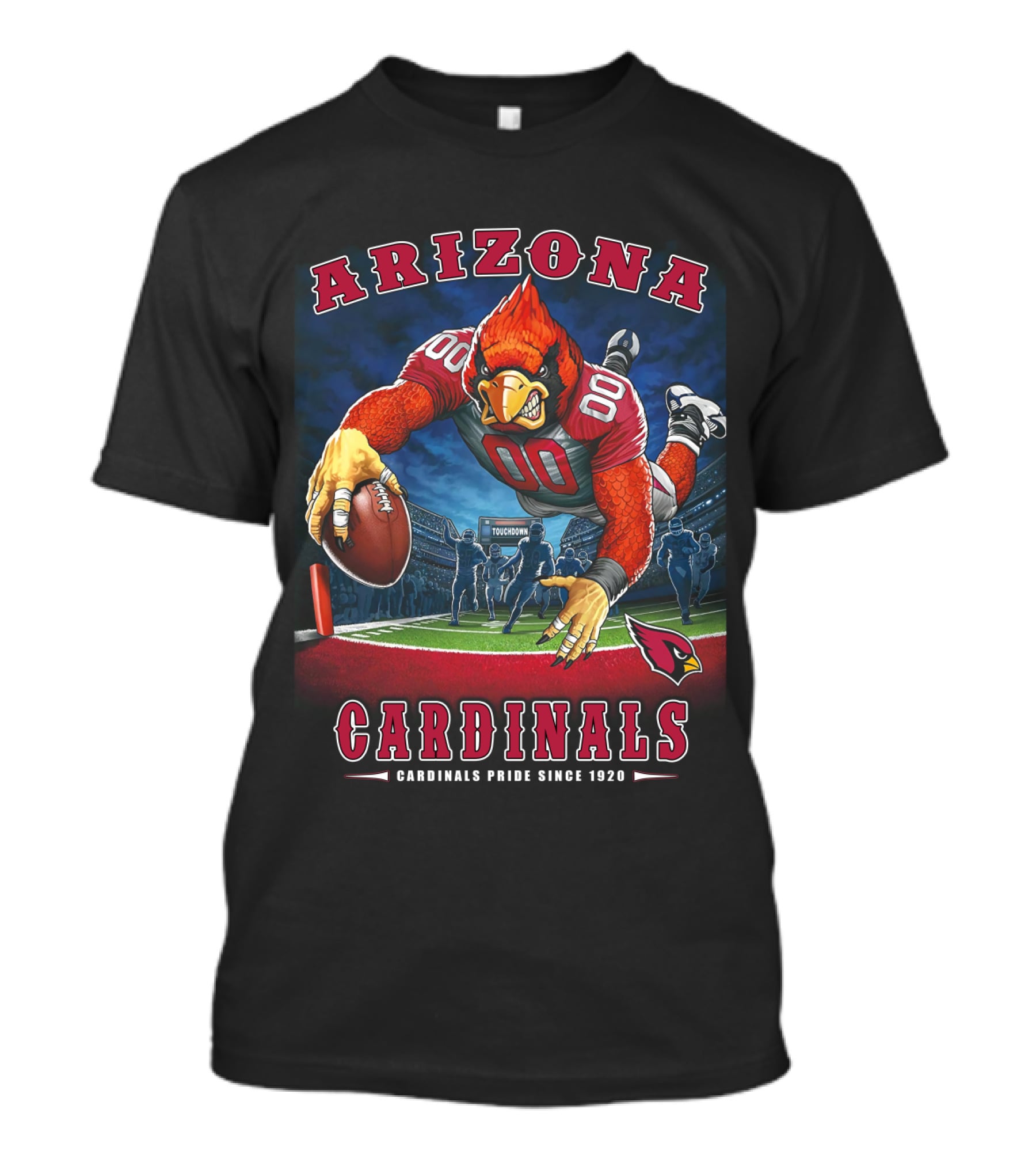 Arizona Cardinals End Zone Touchdown Cardinals Pride Since 1920 T-Shirt
