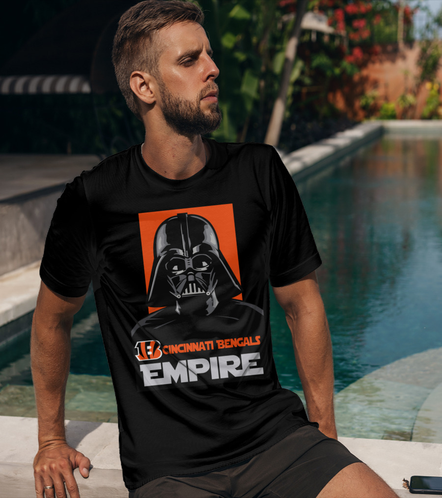 Cincinnati Bengals Darth Vader Empire T-Shirt