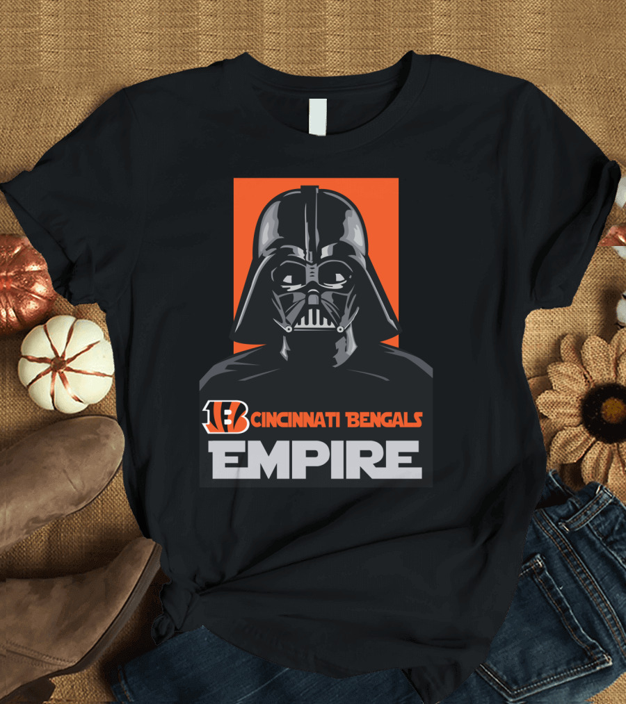 Cincinnati Bengals Darth Vader Empire T-Shirt