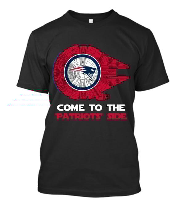 New England Patriots Millennium Falcon Come To The Patriots' Side T-Shirt