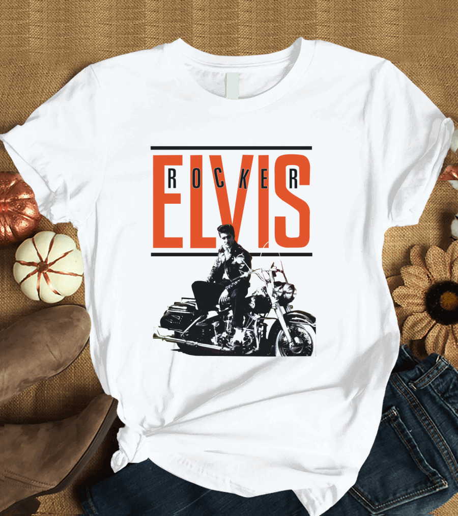 ELVIS Rocker Motorcycle T-Shirt