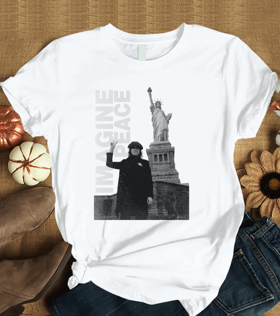 JLN 16 Imagine Peace Statue of Liberty T-Shirt
