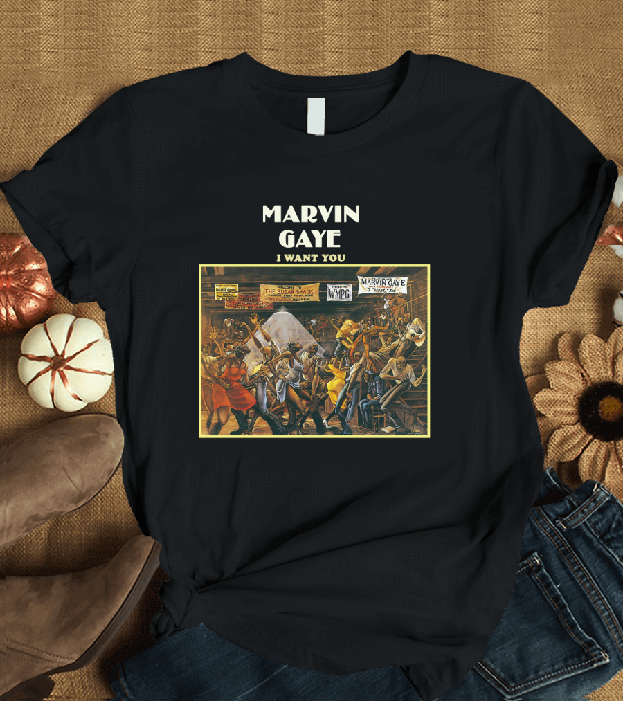 Marvin Gaye I Want You MVG 10 The Sugar Shack WMPG T-Shirt