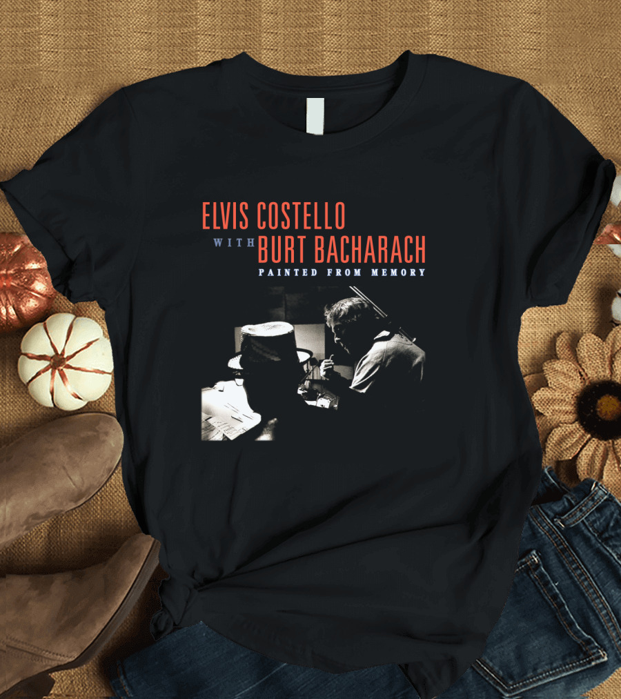 Elvis Costello with Burt Bacharach Painted From Memory T-Shirt