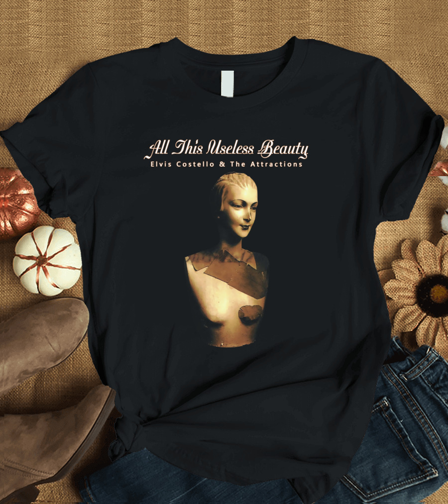 All This Useless Beauty Elvis Costello and The Attractions Mannequin Bust T-Shirt