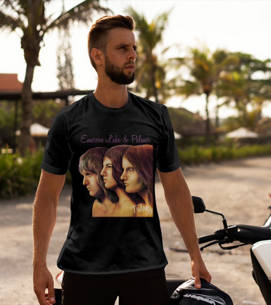 Emerson Lake & Palmer Trilogy Album Cover Art T-Shirt