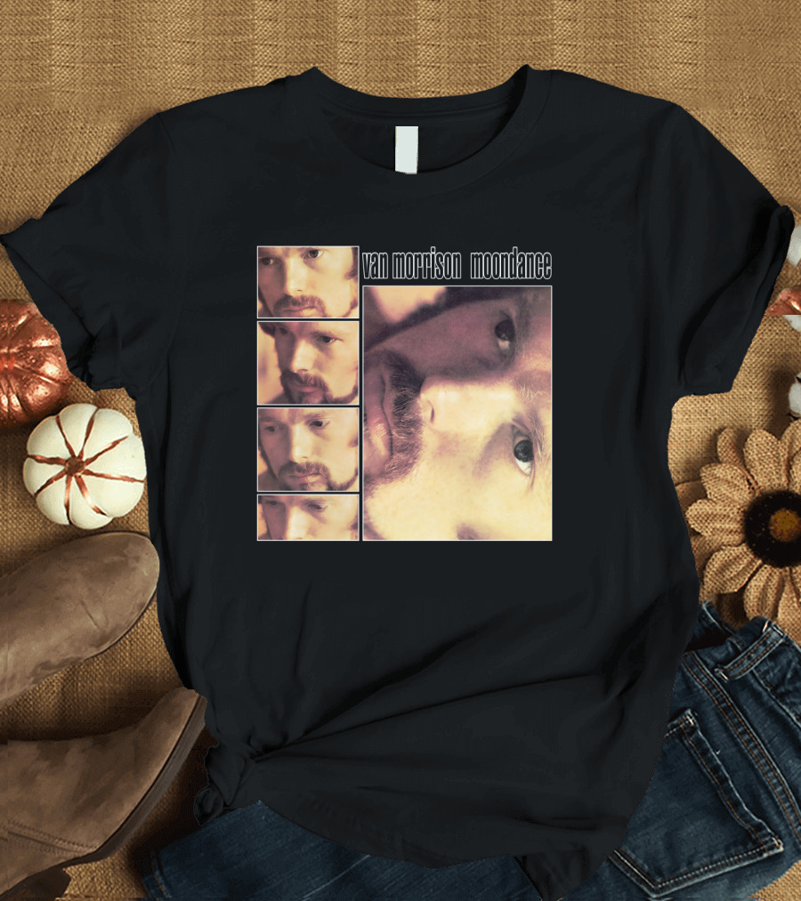 Van Morrison Moondance Album Cover Montage T-Shirt