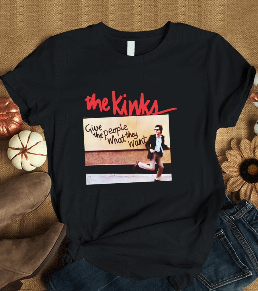 The Kinks Give the People What They Want Running Man Image T-Shirt
