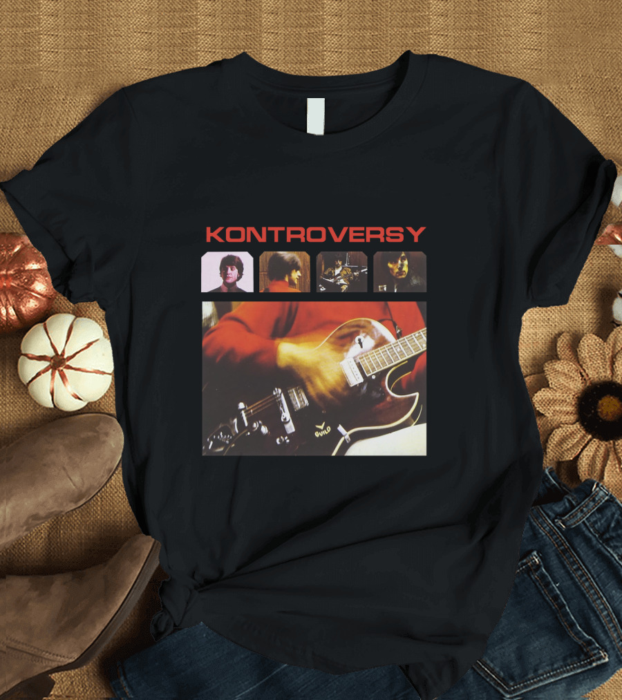 Kontroversy Album Guitar Iconic Band Portraits T-Shirt