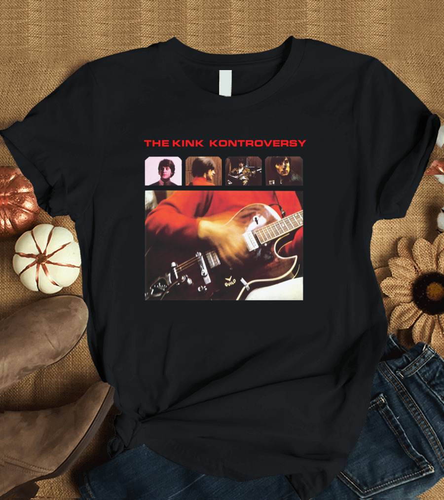 The Kink Kontroversy Album Cover Guitar Photography T-Shirt