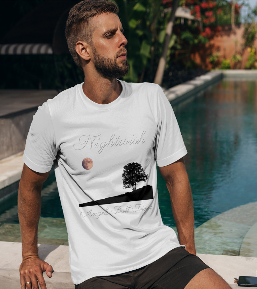 Nightwish Angels Fall First Moon And Tree T-Shirt