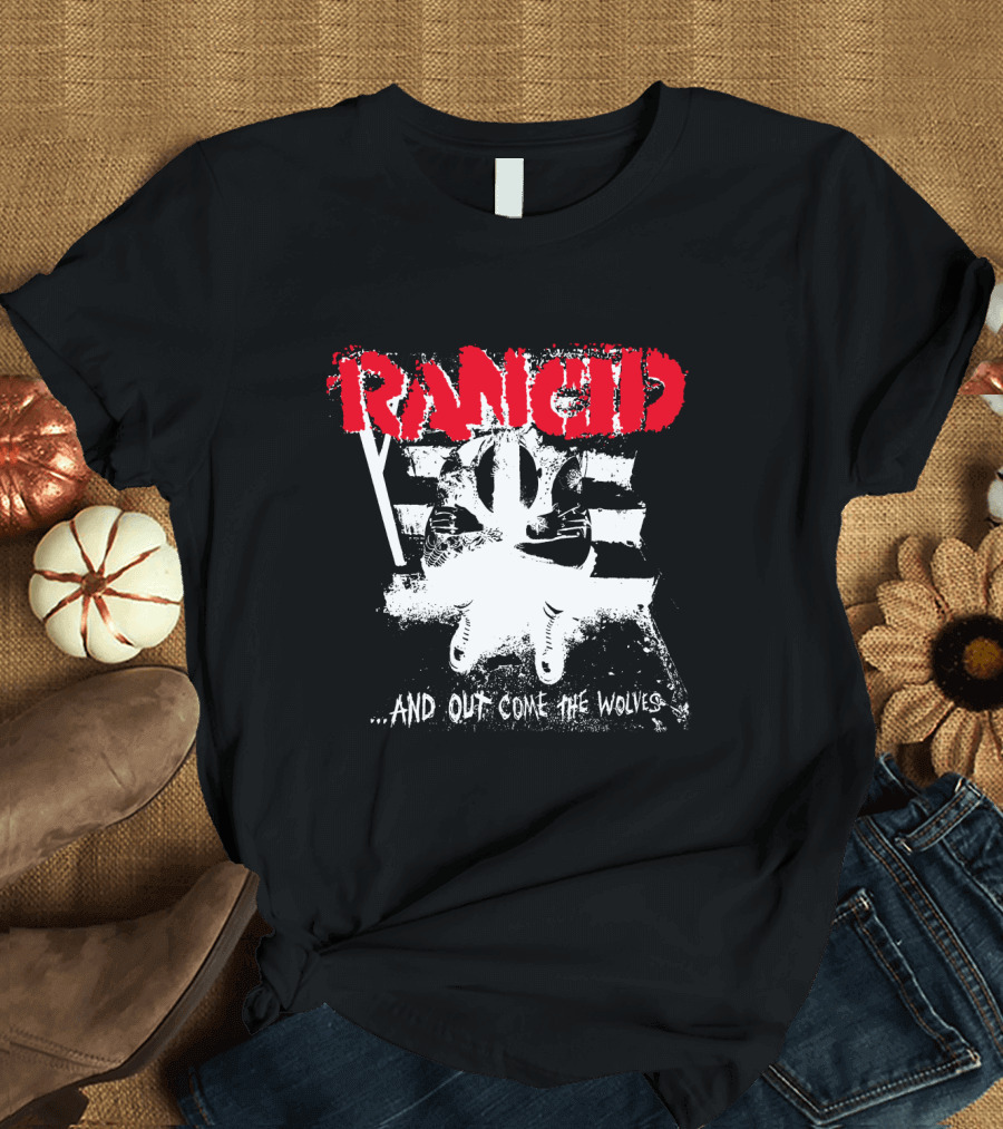 Rancid .And Out Come The Wolves Album Cover T-Shirt