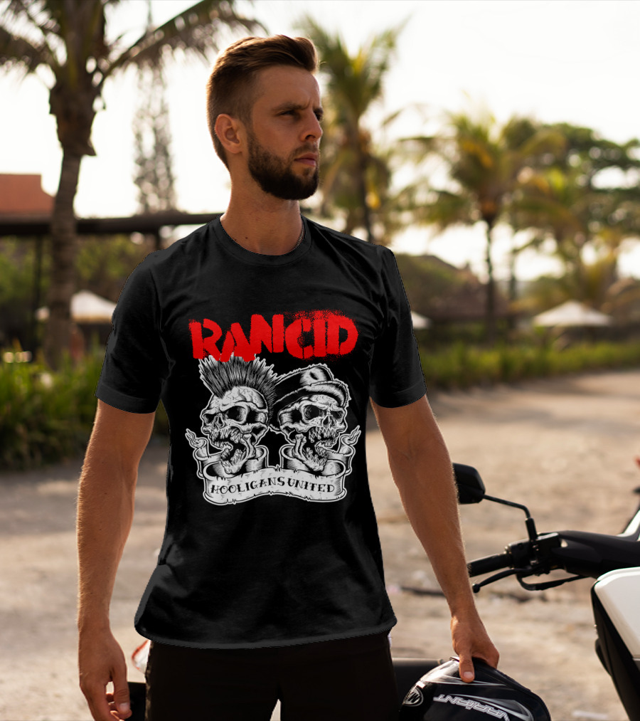 Rancid Hooligans United Skulls Rcd T-Shirt