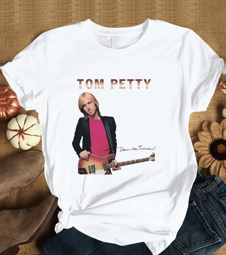 Tom Petty Damn the Torpedoes 16 Image T-Shirt