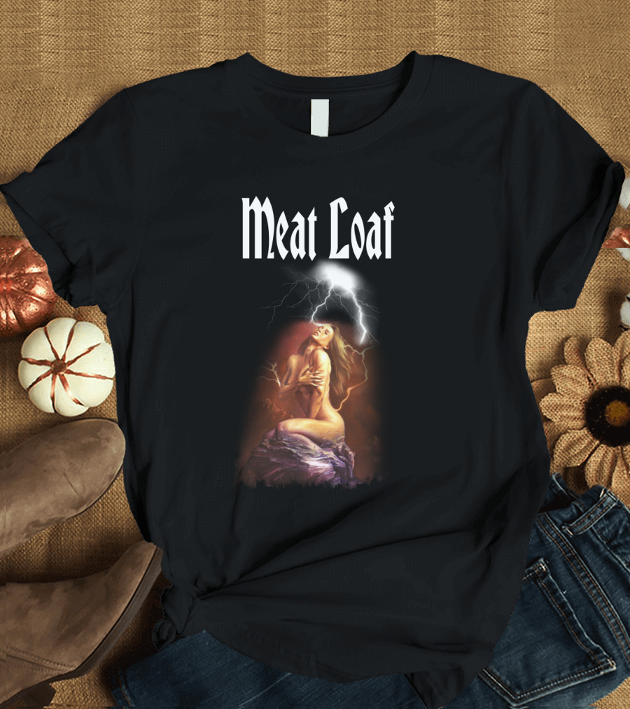 Meat Loaf ML 01 Three Bats Tour 2007 After Lightning Nude T-Shirt