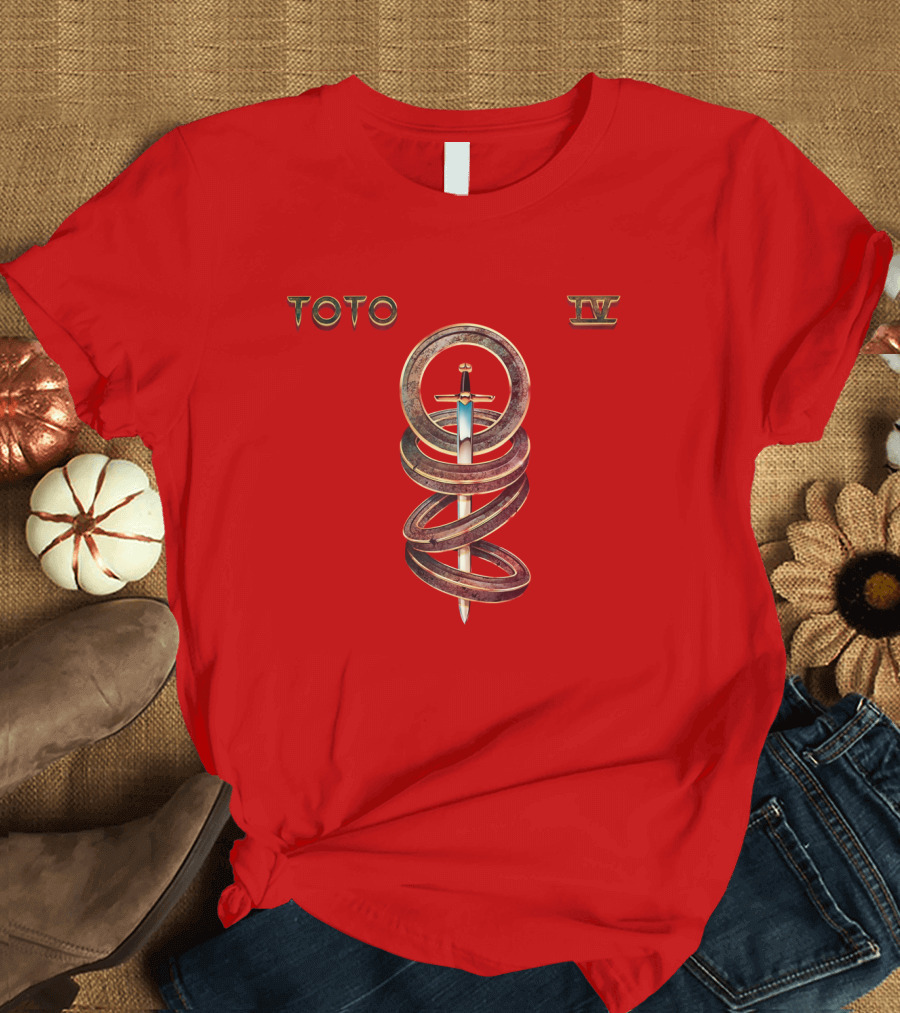 TOTO IV Album Cover Sword and Rings T-Shirt