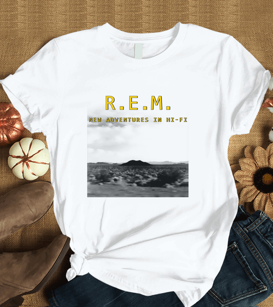 R.E.M. New Adventures in Hi-Fi Desert Landscape Photography T-Shirt
