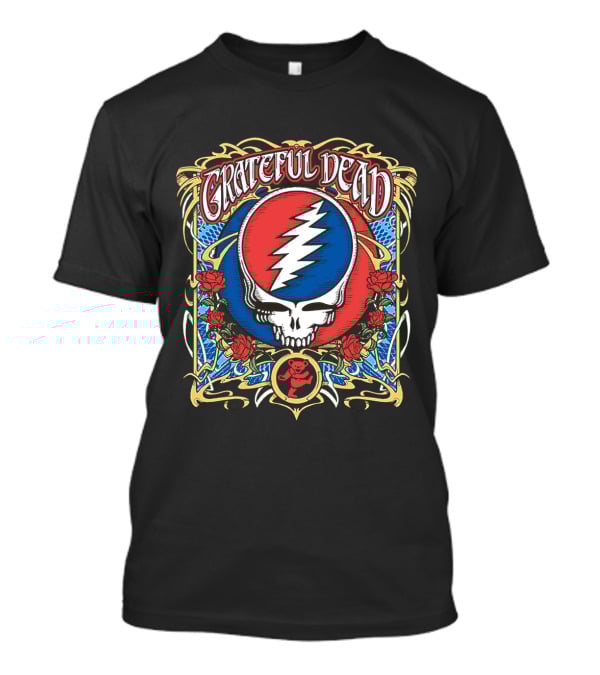 Grateful Dead Skull And Roses Steal Your Face T-Shirt
