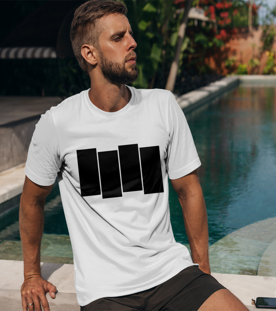 Four Bars Iconic Symbol T-Shirt