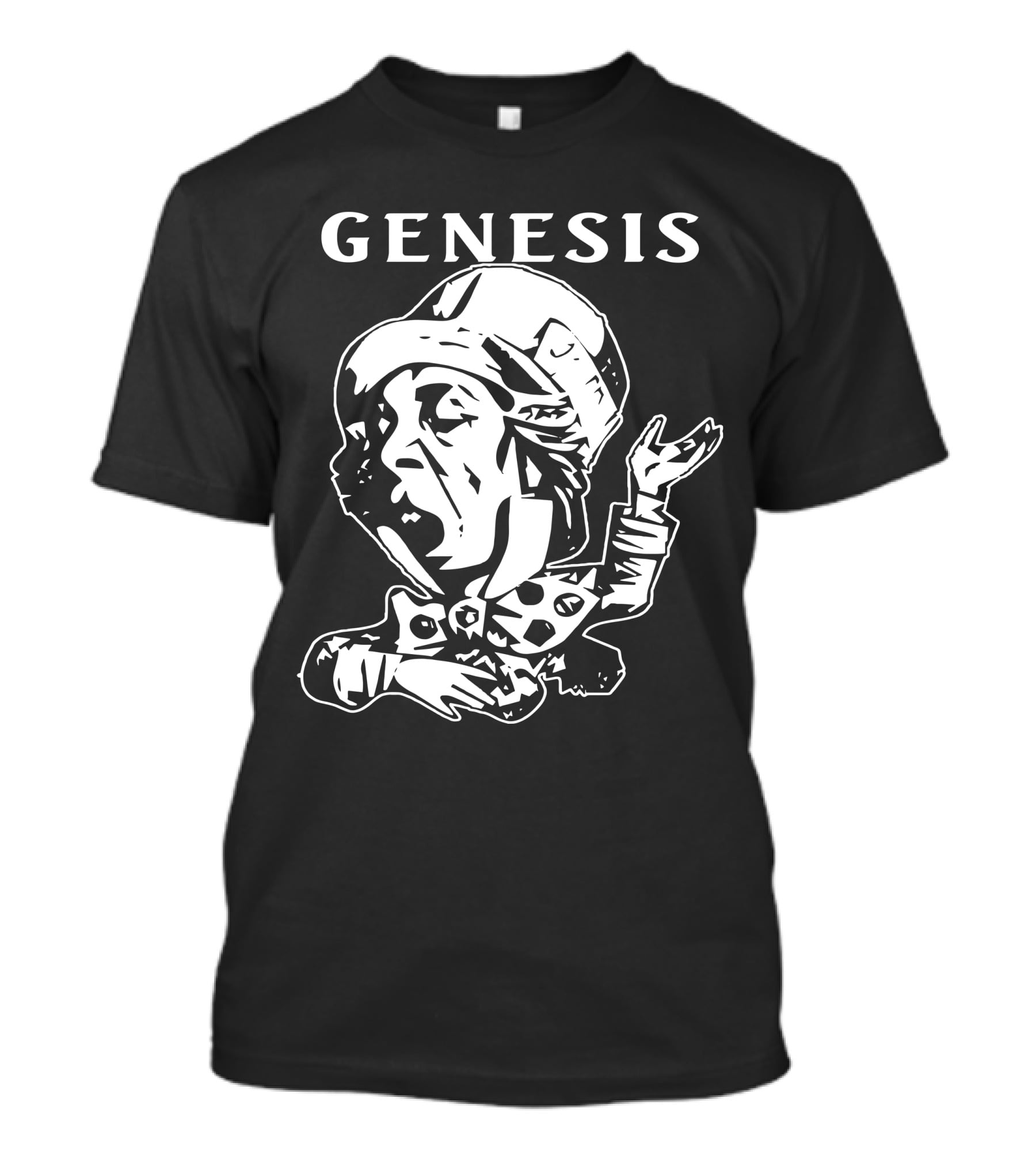 Genesis Trespass Style Face Art T-Shirt