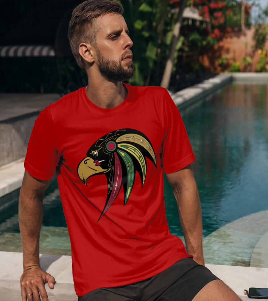 Chicago Blackhawks Hawk Head T-Shirt
