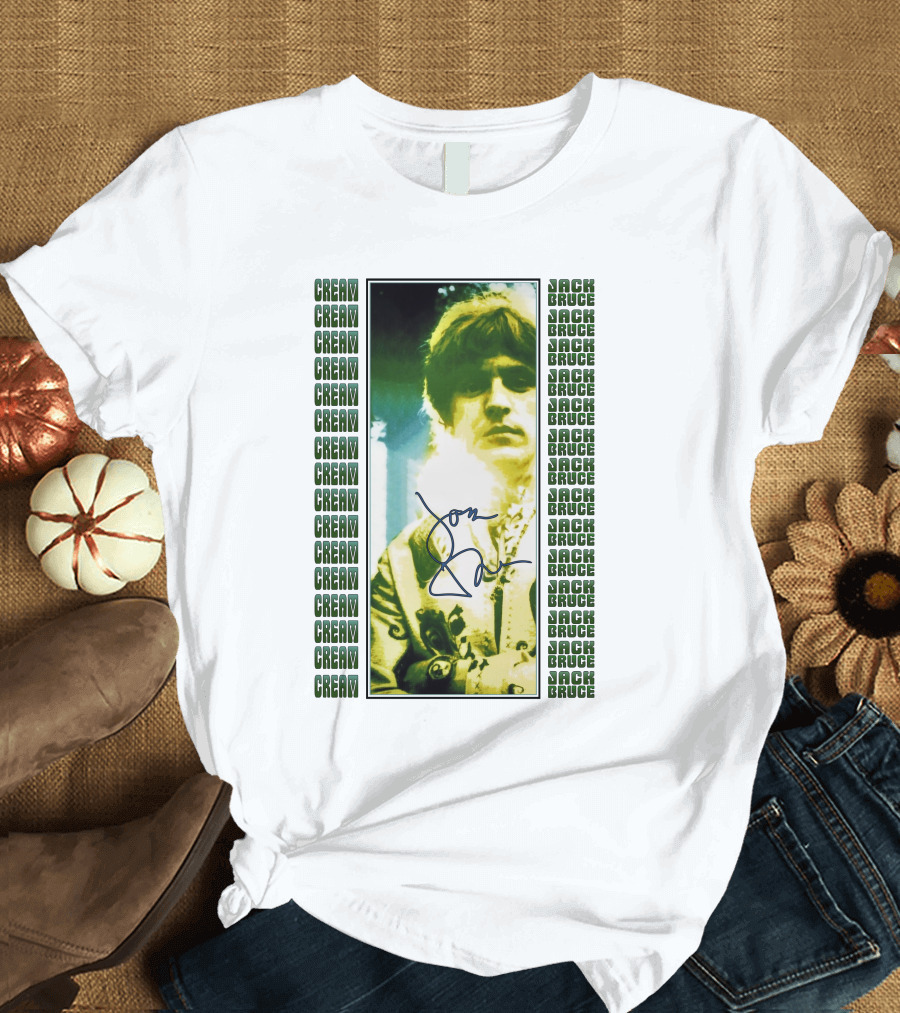 Cream Jack Bruce Signature Portrait T-Shirt